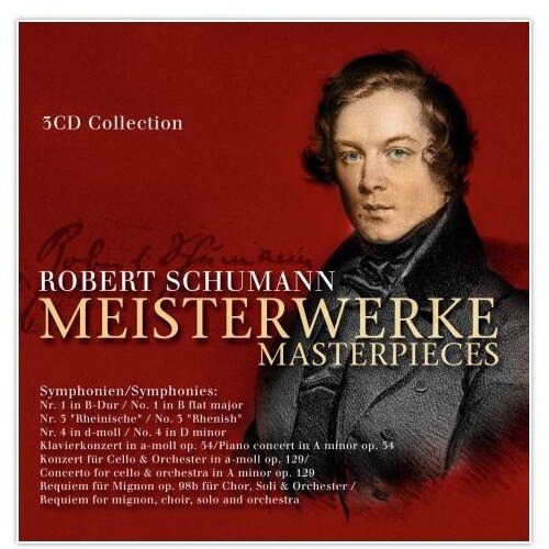 Edith Mathis, Christa Lehnert , Hans-Christoph Becker-Foss-Meisterwerke- Masterpieces-Robert Schumann-3CD