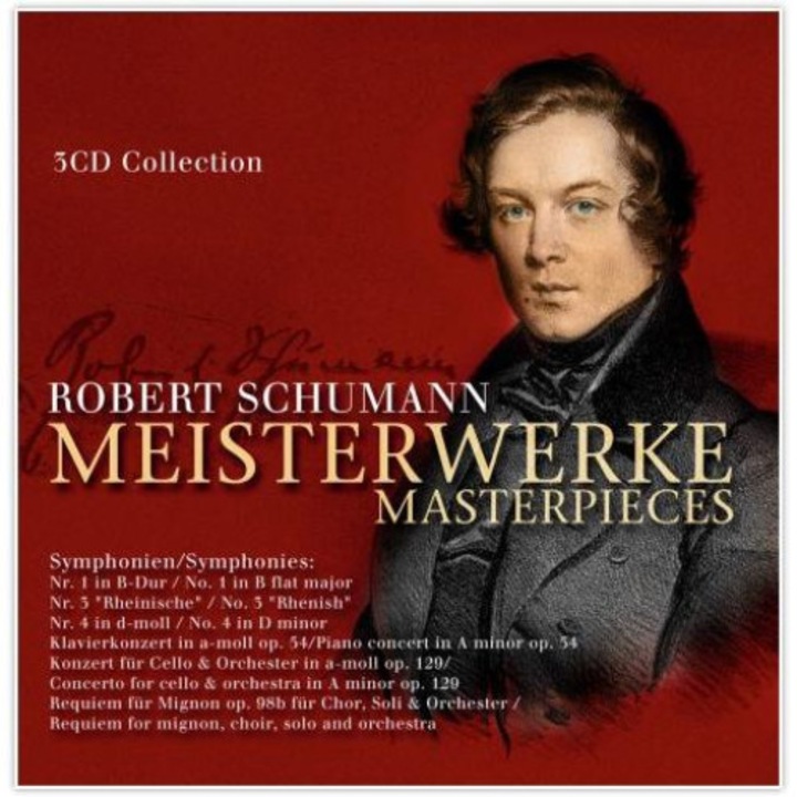 Edith Mathis, Christa Lehnert, Hans-Christoph Becker-Foss-Meisterwerke- Masterpieces-Robert Schumann-3CD