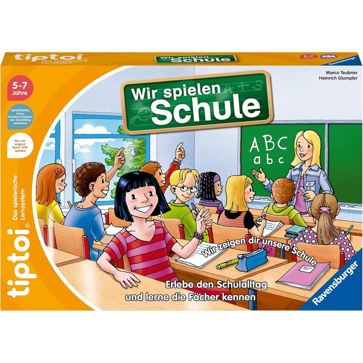 Ravensburger tiptoi Joc - Invatam la Scoala, 5+ Ani, 1-4 Jucatori