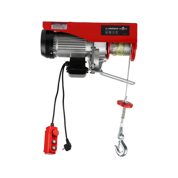 Troliu electric (palan electric) ELEFANT ETP1000, 1600 W, 1000 kg