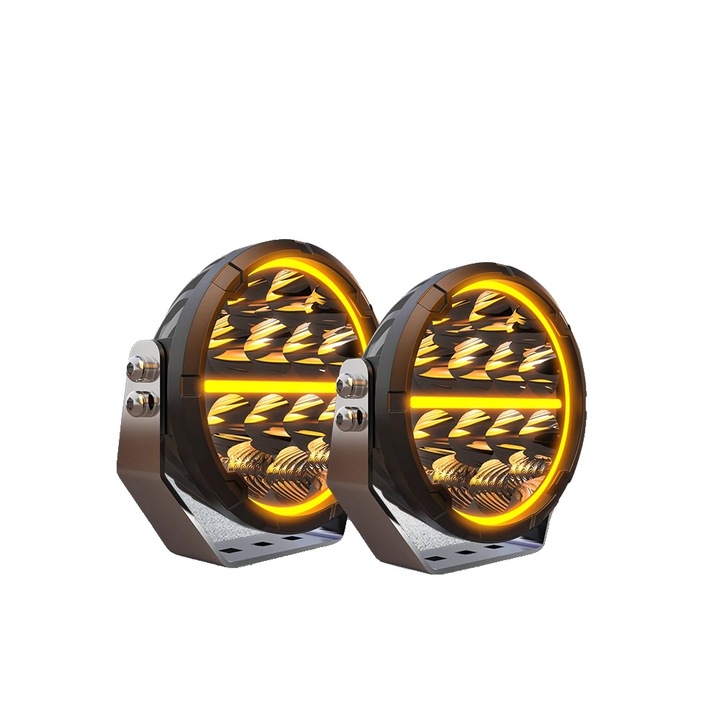 Работен прожектор 6.5 инча, комбиниран, устойчив на атмосферни влияния, универсален монтаж, 12V/24V