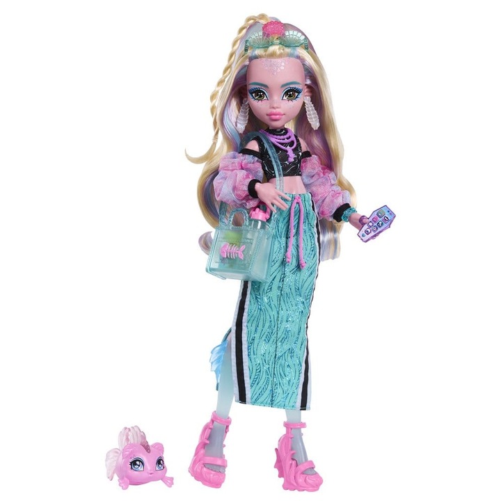 Фигурина Лагуна Блу, Monster High, колекционерска, многоцветна