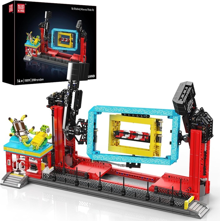 Blocuri de Constructie Mould King 11019 - Parc de Distractii Electric