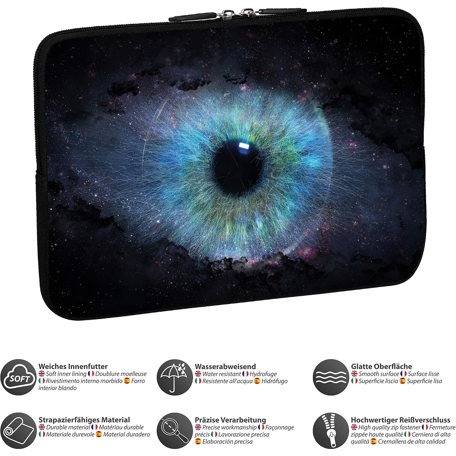 Husa Protectie Notebook Pedea Space Eye 15.6 inch Neopren