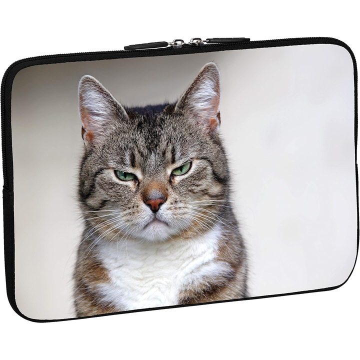 Husa Notebook Pedea Cat 15.6 inch, Protectie Premium Neopren