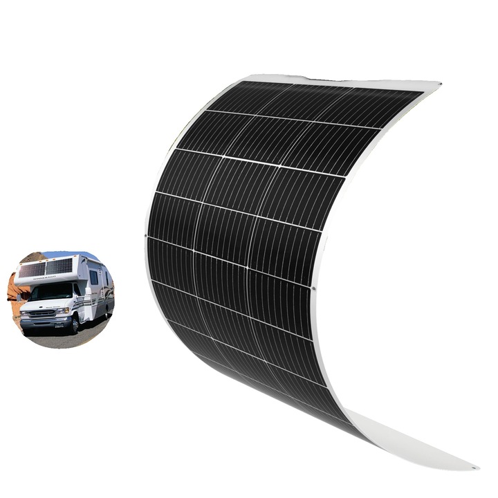 Panou solar flexibil 100W, eficienta 24%, 975x550x2.5mm