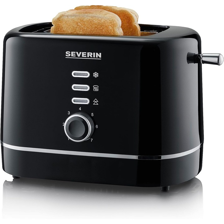 Prajitor de paine SEVERIN Automat, 2 felii, 850W, Negru