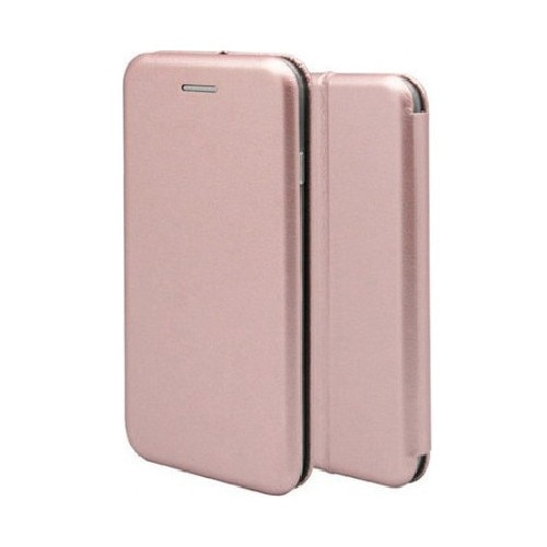 Husa de protectie compatibila cu Samsung A03s Magnet Book Case Roz Auriu