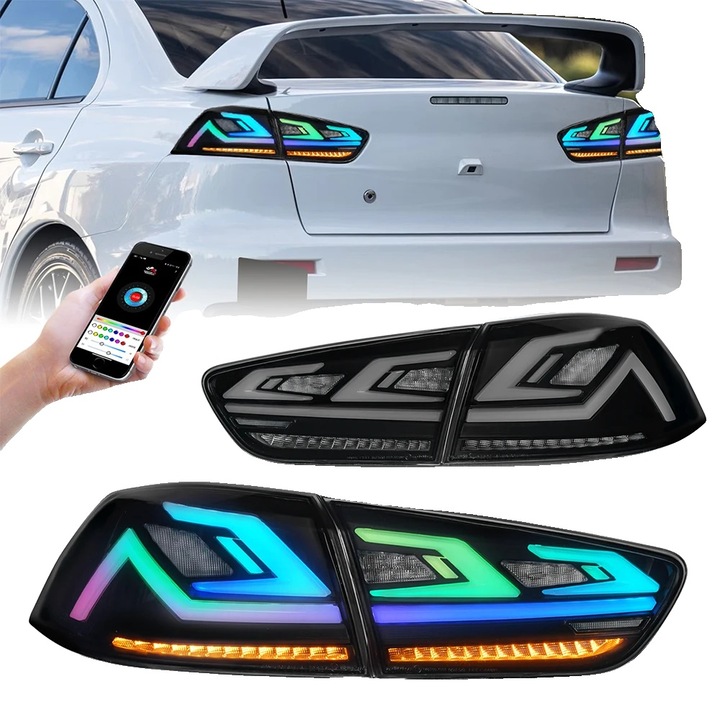 Сглобяване на задна светлина, LED технология, водоустойчив дизайн, C RGB V1