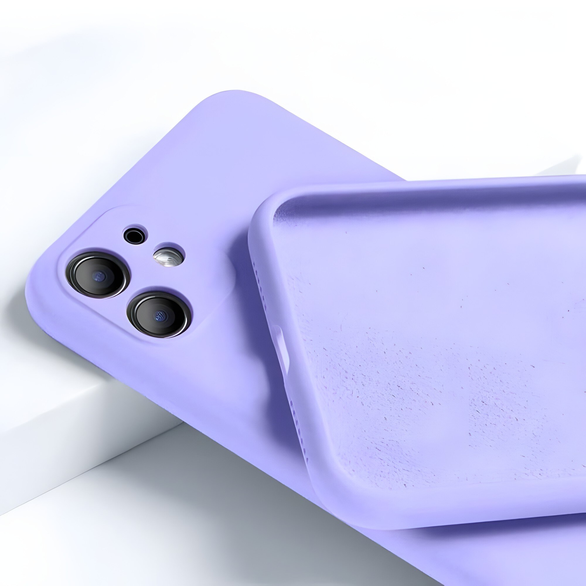 Husă de protecție Flippy pentru iPhone 11, silicon mov, dimensiuni 15x7x1cm