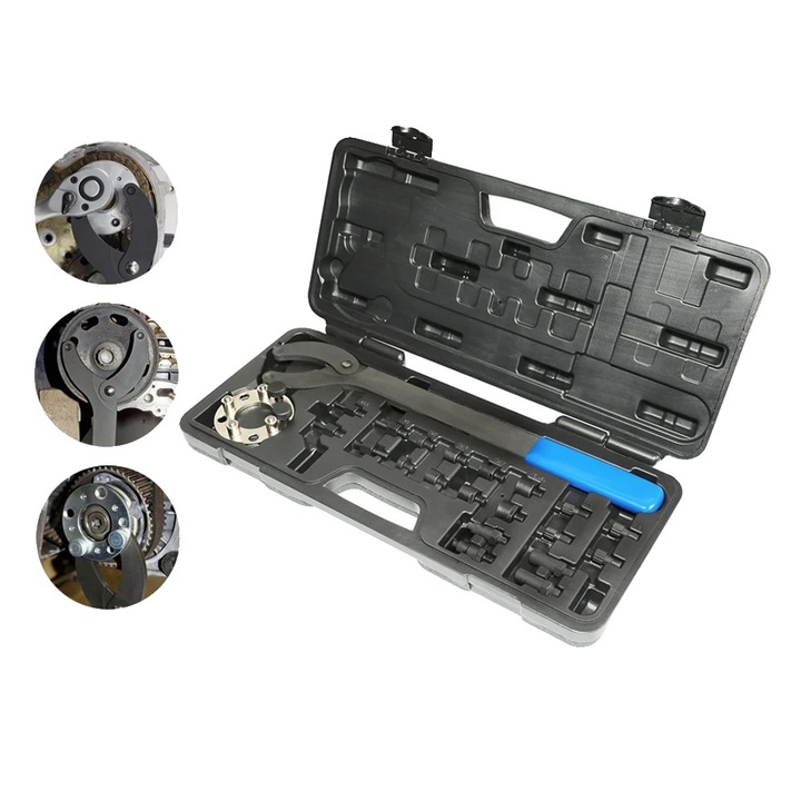 Set de unelte pentru prinderea arborelui cu came, otel de inalta rezistenta, dimensiuni ajustabile,