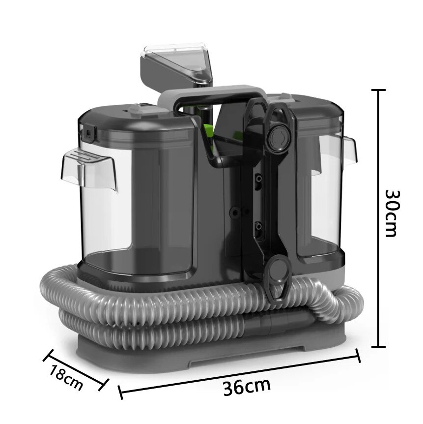 Aspirator pentru covoare, putere de aspiratie, sistem dual de rezervor de apa, 36.2x18.2x30.4cm, 3.5kg