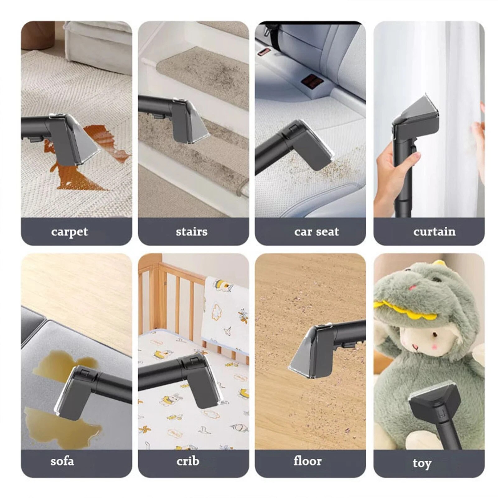 Aspirator pentru covoare, putere de aspiratie, sistem dual de rezervor de apa, 36.2x18.2x30.4cm, 3.5kg