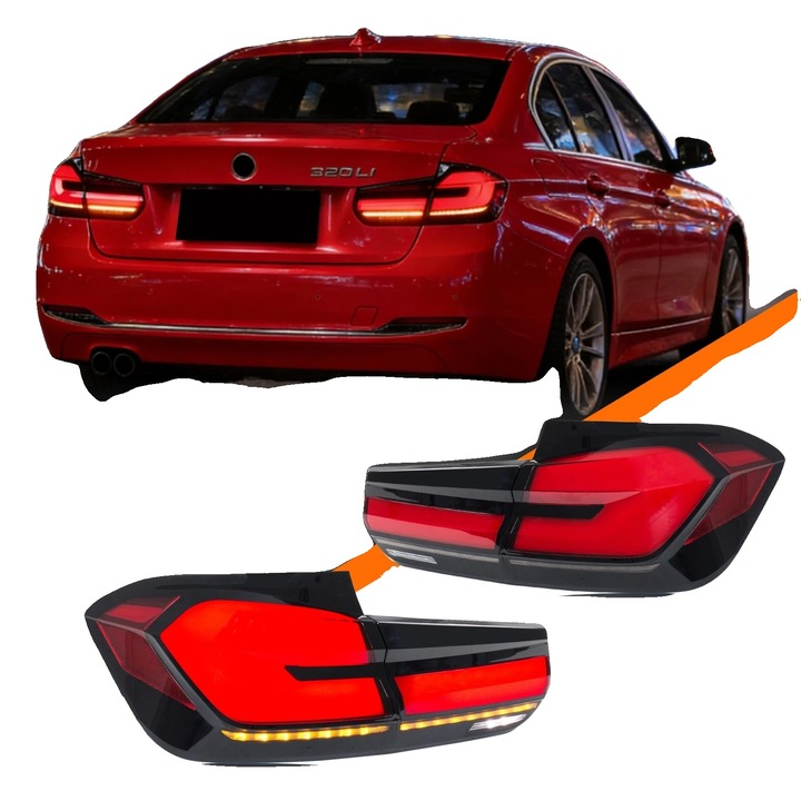 LED задни светлини, ABS, 12V, 35W, 3400LM, за седан 3-Series (2011-2018)