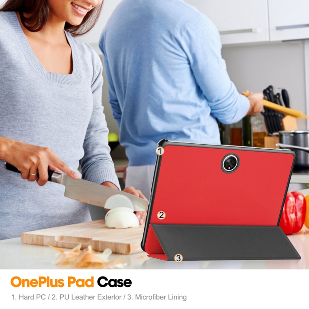 Husa pentru OnePlus Pad - Techsuit FoldPro - Red