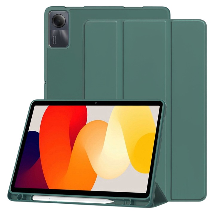 Husa Protectie Compatibila cu Xiaomi Redmi Pad SE 11", TIM, Green