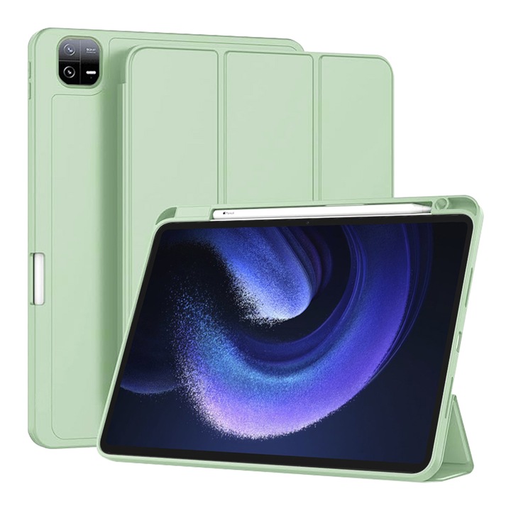 Защитен калъф, съвместим с Xiaomi Pad 6 / Pad 6 Pro, TIM, Matcha Green