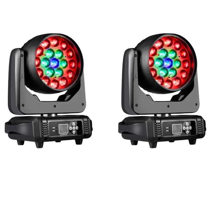 Lumina mobila, RGBW, control DMX, 41x32x21.5cm, set de efecte