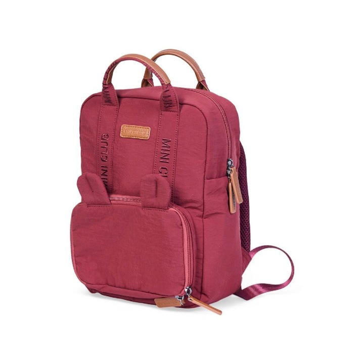 Rucsac copii Mini Club, 7L, izolat pentru bauturi, burgundy, 23x10x31cm