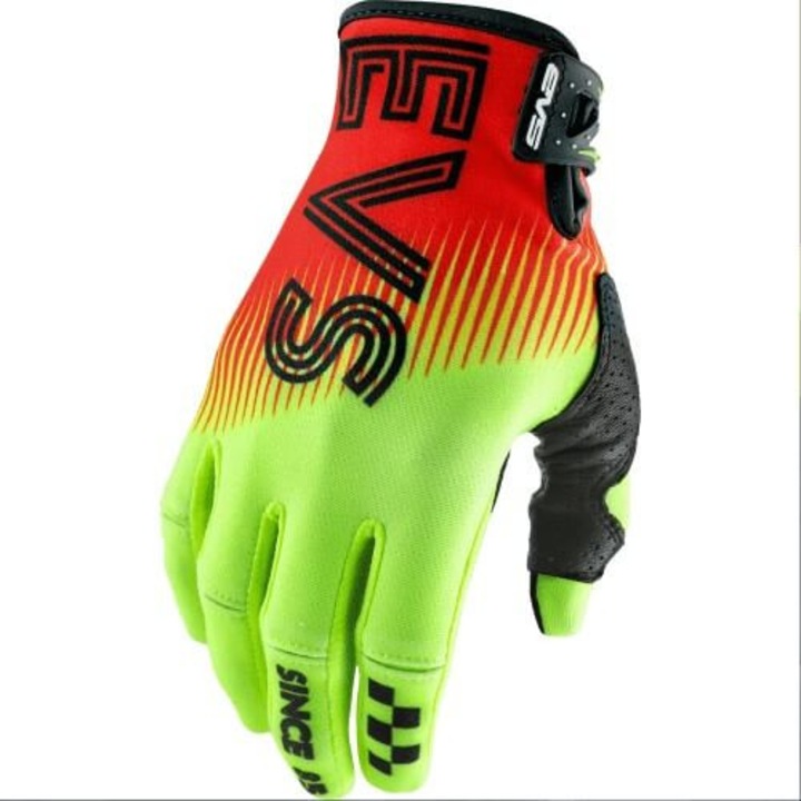 Mănuși cross EVS Pro Series Torino hi-viz – moto / MTB / trotinetă