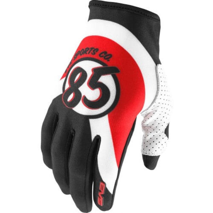 Mănuși cross EVS Slip On COSMIC 85 negru-roșu – moto / MTB / trotinetă
