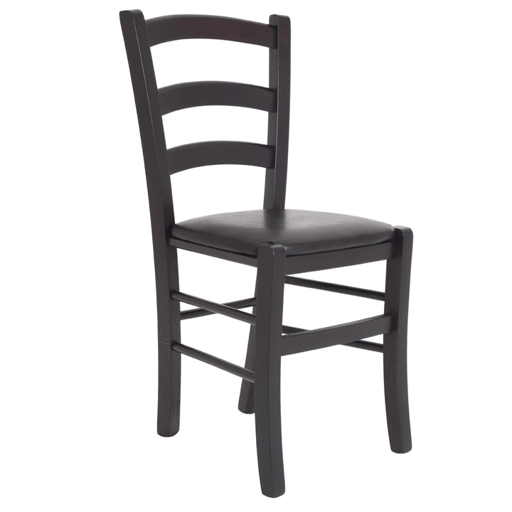 Paesana szék - wenge keret - wenge műbőr - 21835