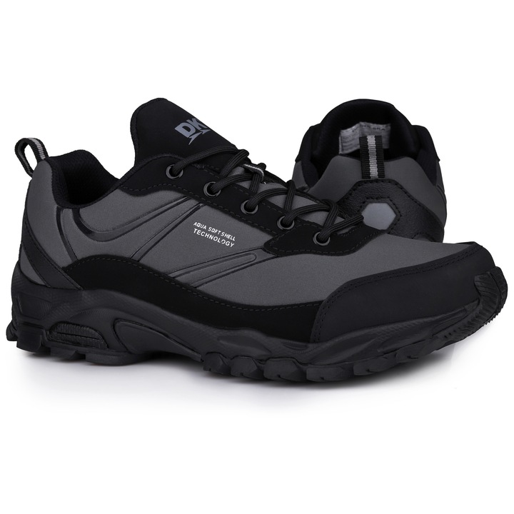 Pantofi sport barbati DK, trekking, gri, Gri