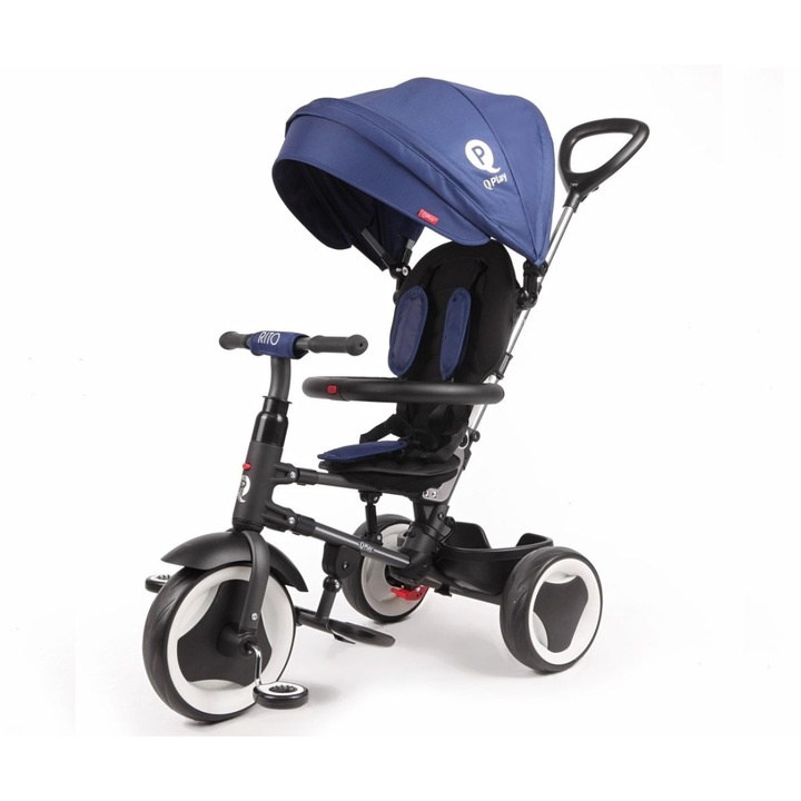 Tricicleta RITO, Luka, 10" roti din spuma, 102cm inaltime, albastru