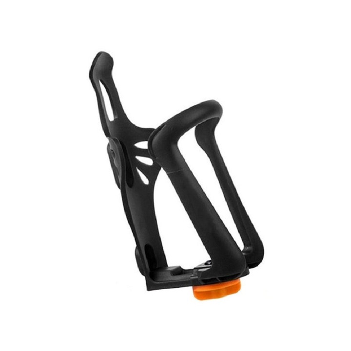 Поставка за бутилка, KOTYS, регулируема за велосипед, електрическа тротинетка, скутер, черен цвят