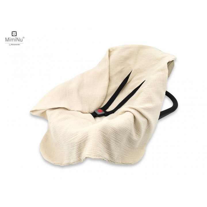 Paturica muslin, Luka, 75x75cm, 100% bumbac, antialergic, calduroasa