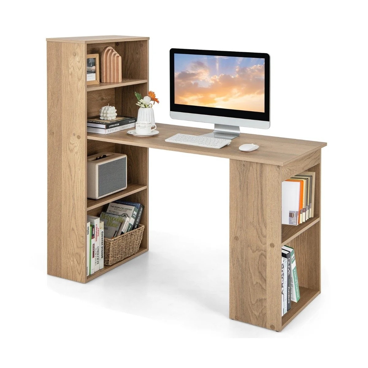 Birou Computer Birou pentru computer cu 6 rafturi - eMAG.ro