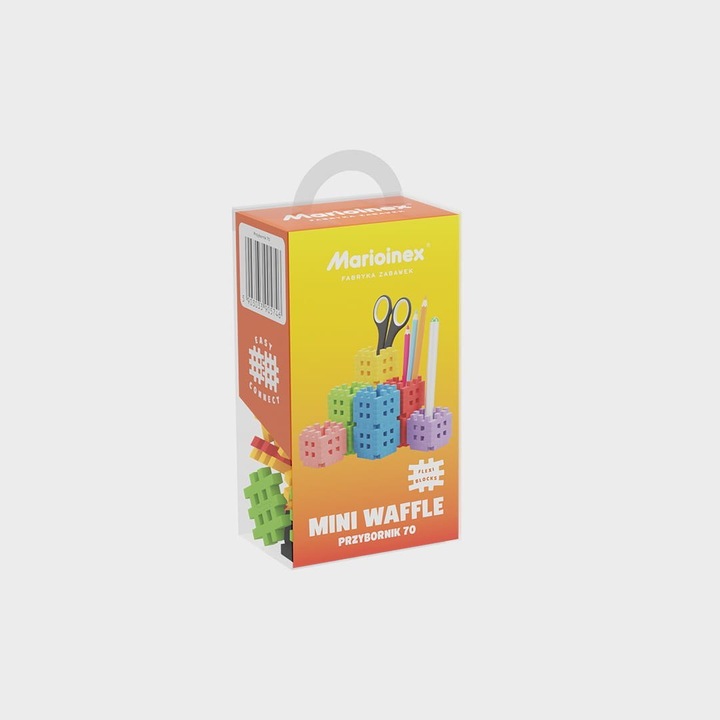 Set creativ pentru copii, Luka, organizator 70 elemente, multicolor, pentru 3 ani+