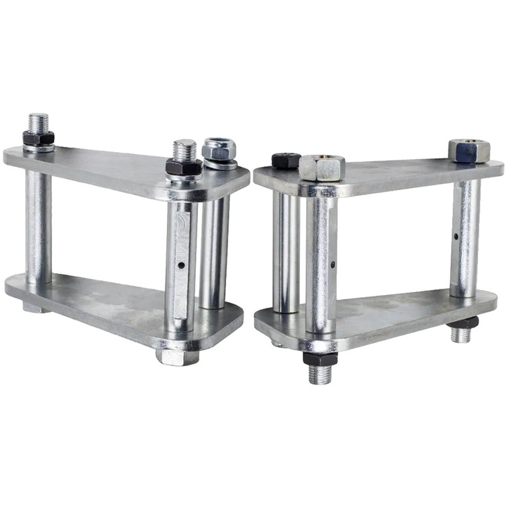 Catuse extinse spate, inaltare 2", 50mm, potrivite pentru vehicule 4x4 off-road, design cu surub treptat, otel de inalta calitate