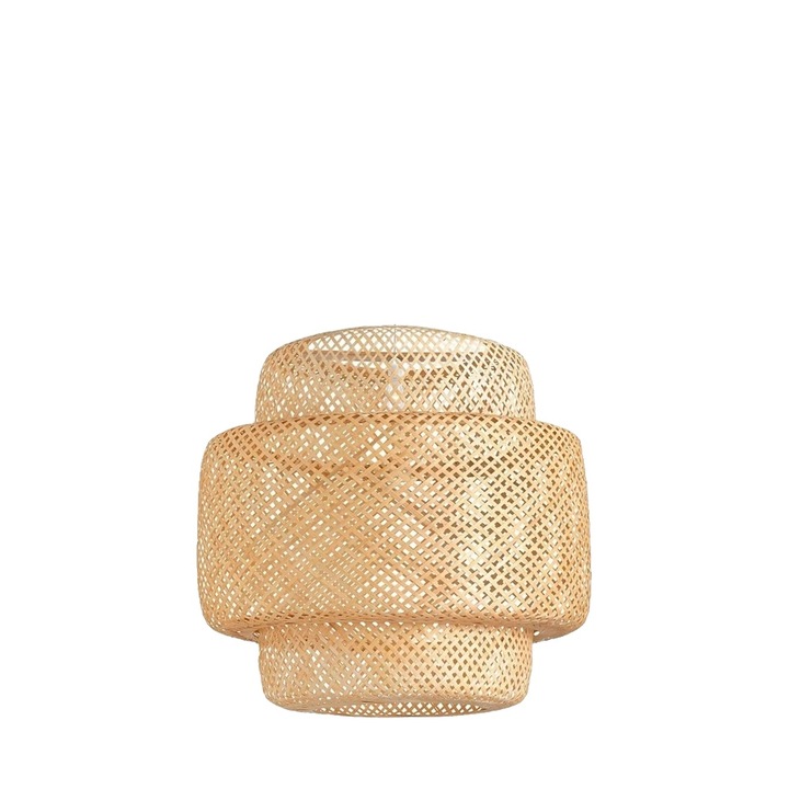 Pendul din bambus impletit, stil japonez, 30CM, iluminare 5-10mp, fara bec