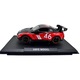 Nissan GT-R versenyautó modell, piros, 1:22 méretarányú, fém, fényekkel és hangokkal, nyitható ajtók, motorháztető és csomagtartó