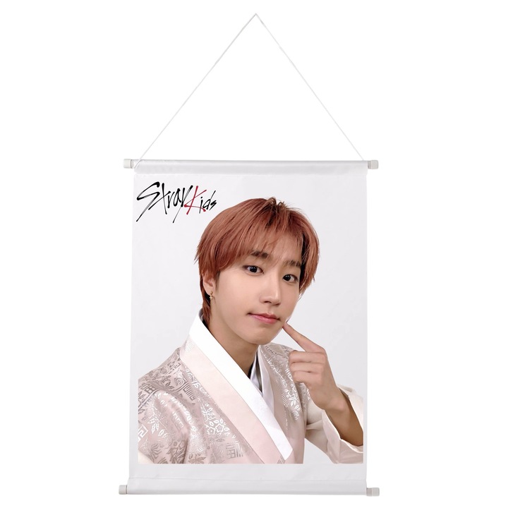 Poster personalizat stray kids han stay kpop trupa, 56x39 cm