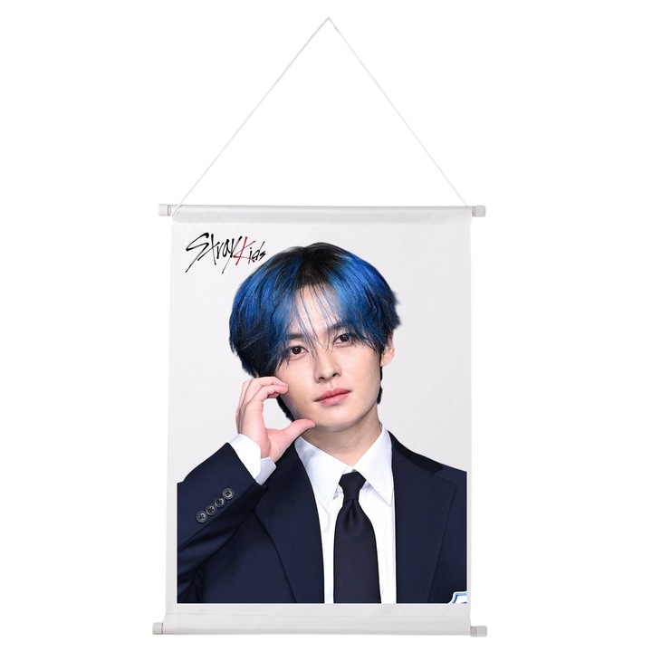 Poster personalizat stray kids lee know stay kpop trupa, 56x39 cm