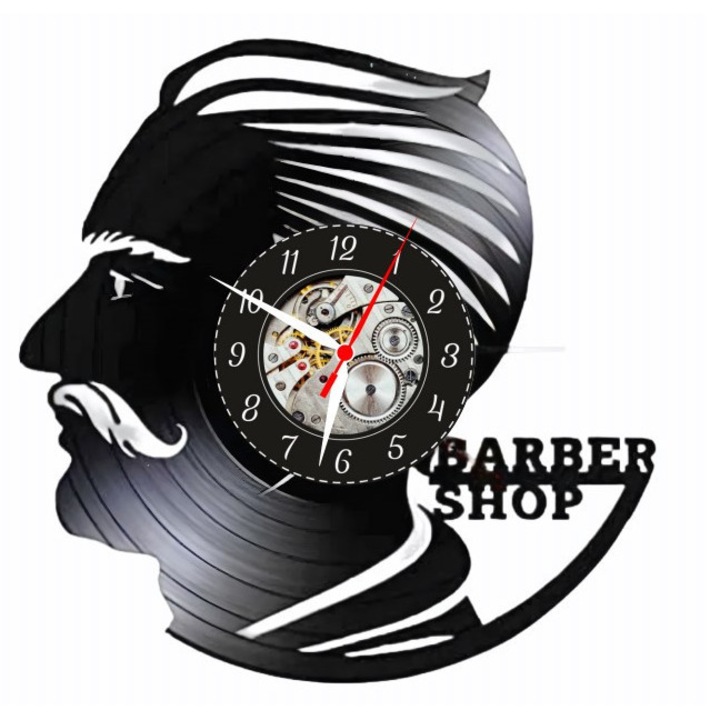 Gemini каза Ето предложението за модела часовник, посветен на професионалистите в грижата за мъжете и класическия стил, под темата Barbershop, подготвен за листване в eMAG: Заглавие на продукта Декоративен стенен часовник - Barber Shop Style - Gentl