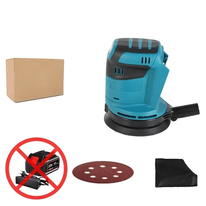 Slefuitoare orbitala, viteza ajustabila, motor fara perii, 125mm