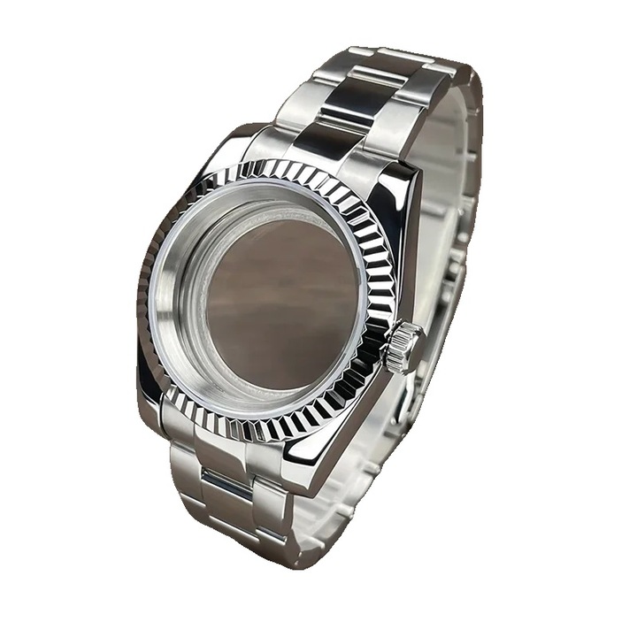 Carcasa pentru ceas, sticla safir, 39mm, impermeabil 100m