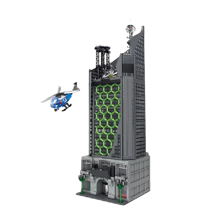 Set de constructie, 6375 piese, jucarie creativa, cu instructiuni, plastic, mic