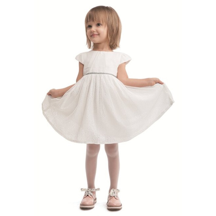 Dres copii lycra subtire Knittex Alunia 20 den, Alb