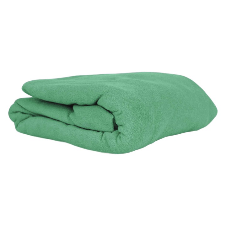 Cearceaf de pat cu elastic Kam-Pol, jersey, mint, 160x210 cm