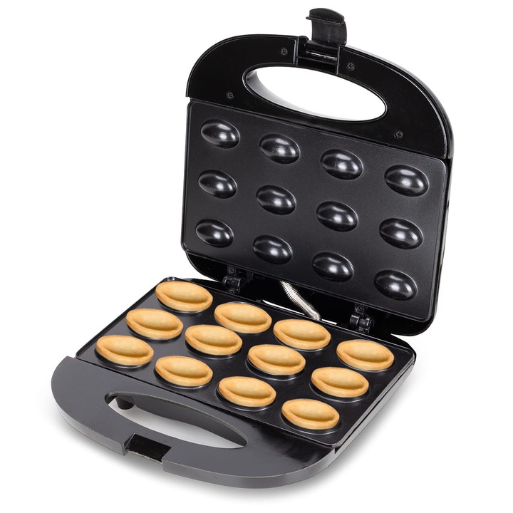 Aparat electric pentru copt forme/coji de nuci 12 forme, 800W — Zibba, usor de folosit si curatat, ideal pentru deserturi si gustari