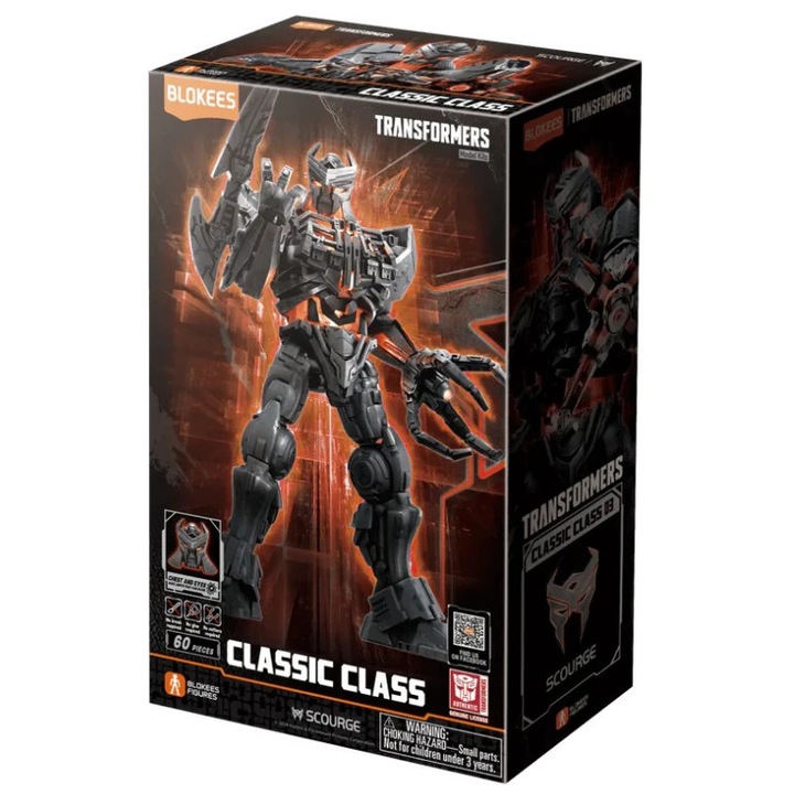 Фигурина Blokees Transformers Classic Class Scourge, артикулирана