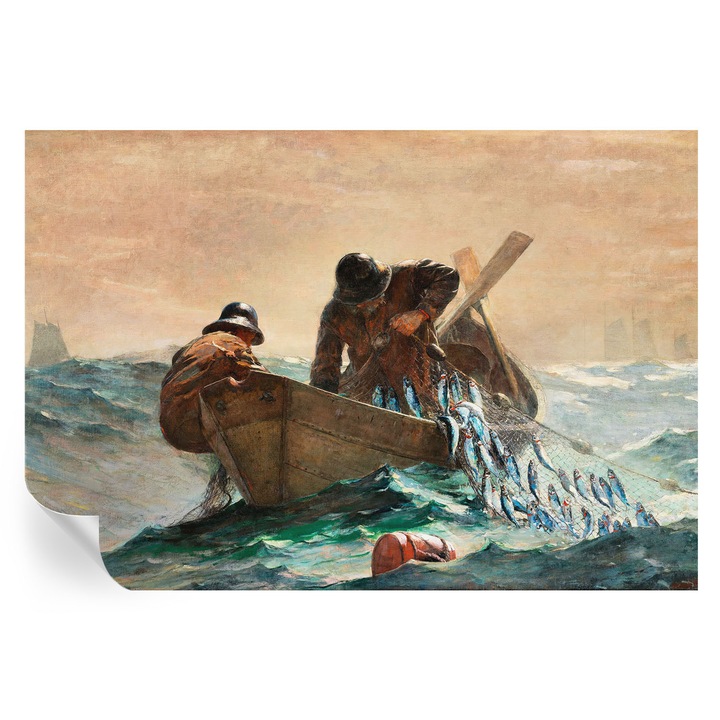 Fototapet tulup Aventura pe mare, autoadeziv, albastru, 152x104cm