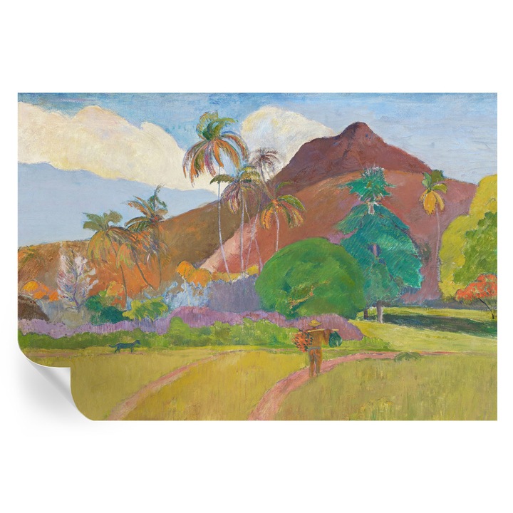 Tapet Autodeziv De Perete, Tulup, Natura exotica, Verde, 152 x 104 cm, Decorativ, Pentru Interior, 010170060180000285563