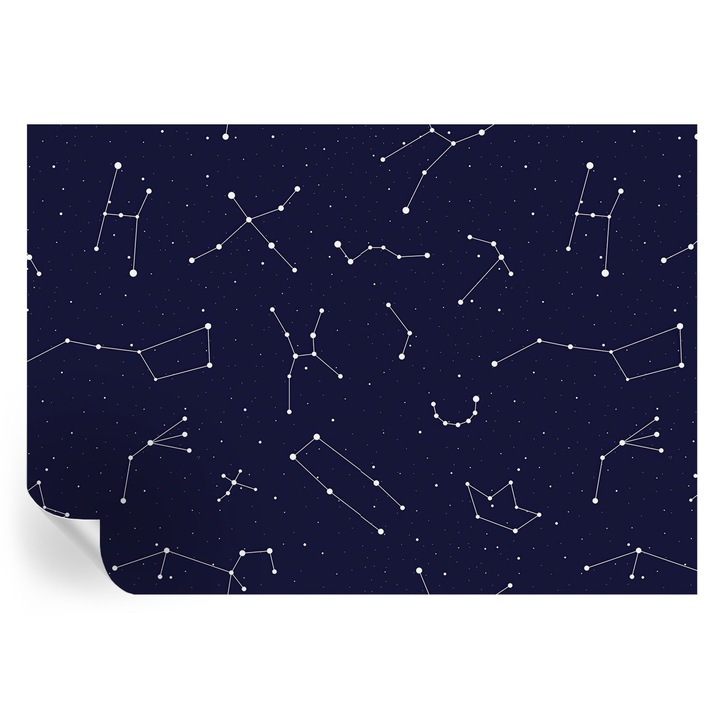 Fototapet, Tulup, Astro Sky, Bleumarin, autoadeziv, 208x146cm