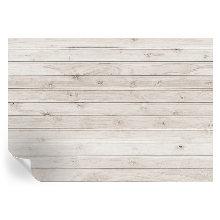 Fototapet autocolant Tulup, lemn natural, rezistent la apă și pete, 208x146 cm