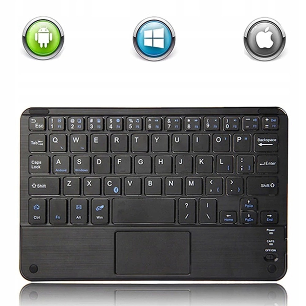 Husa cu tastatura Bluetooth pentru tableta 11.2", neagra, set complet